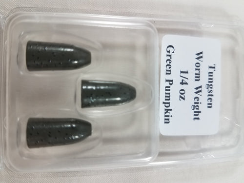 1/4 Tungsten worm weights